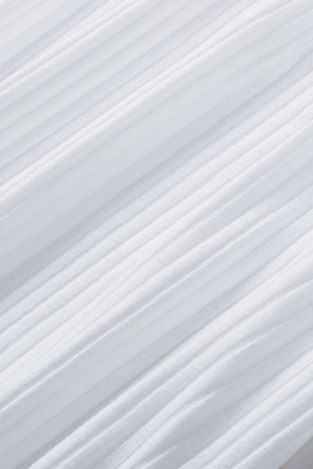 White Ribbed Lace Trim Racerback Tank