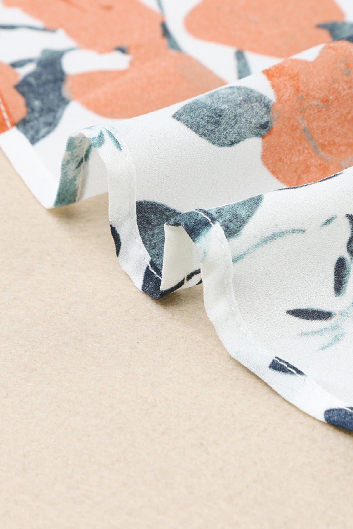 White Floral Print Spaghetti Straps Maxi Dress