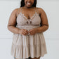 Zenana Cross My Heart Full Size Lace Cami in Ash Mocha