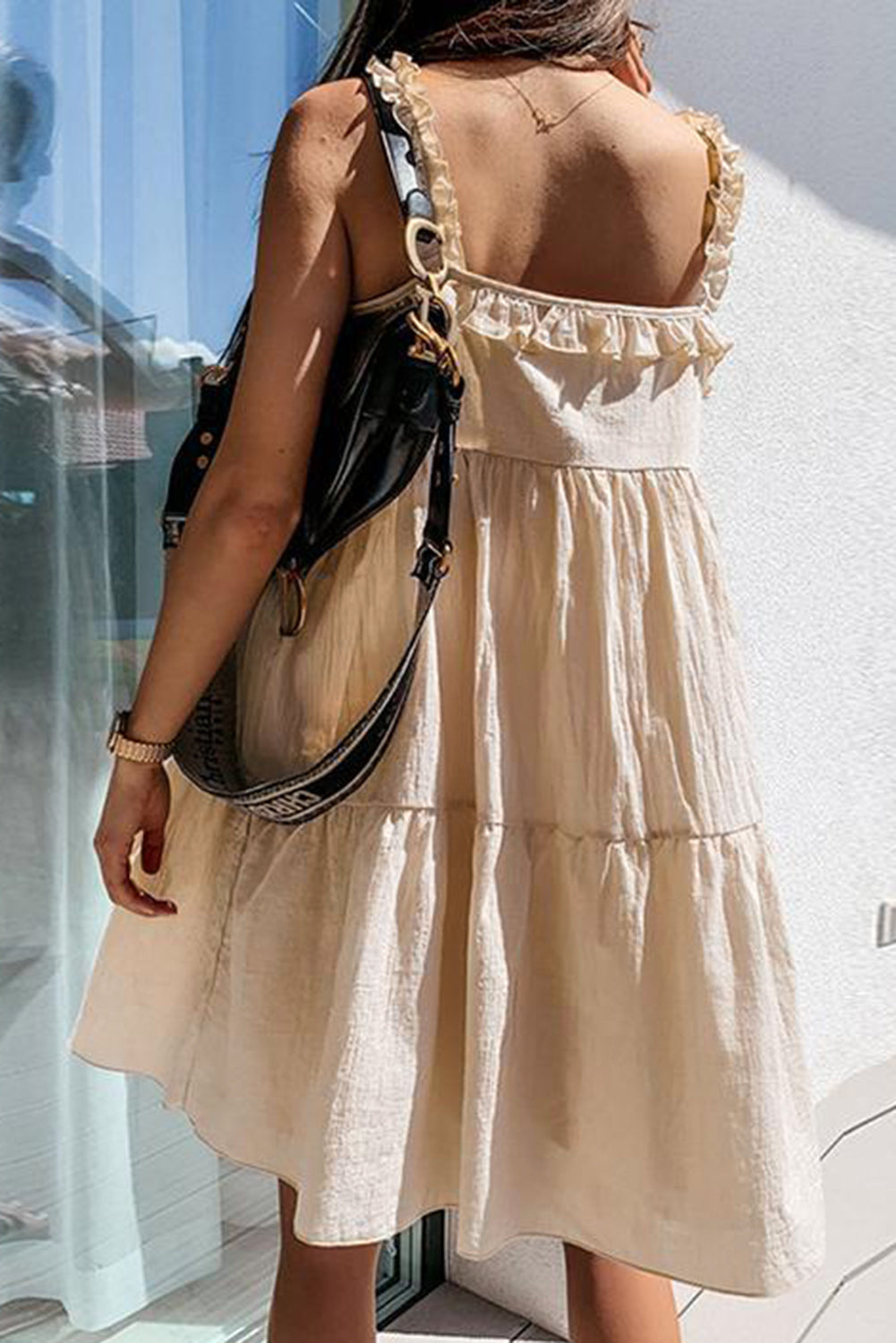 Ruffles Slip Mini Dress