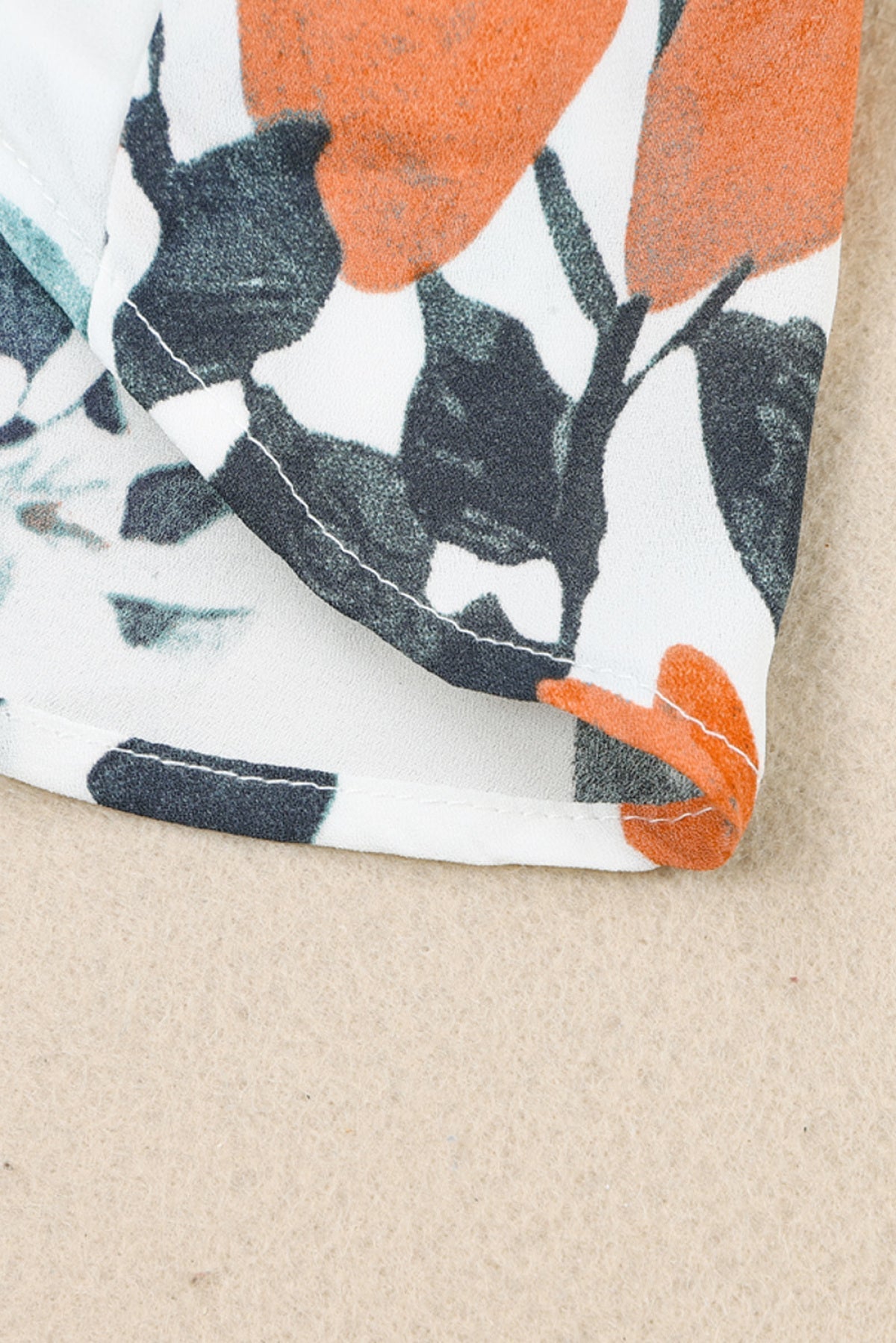 White Floral Print Spaghetti Straps Maxi Dress